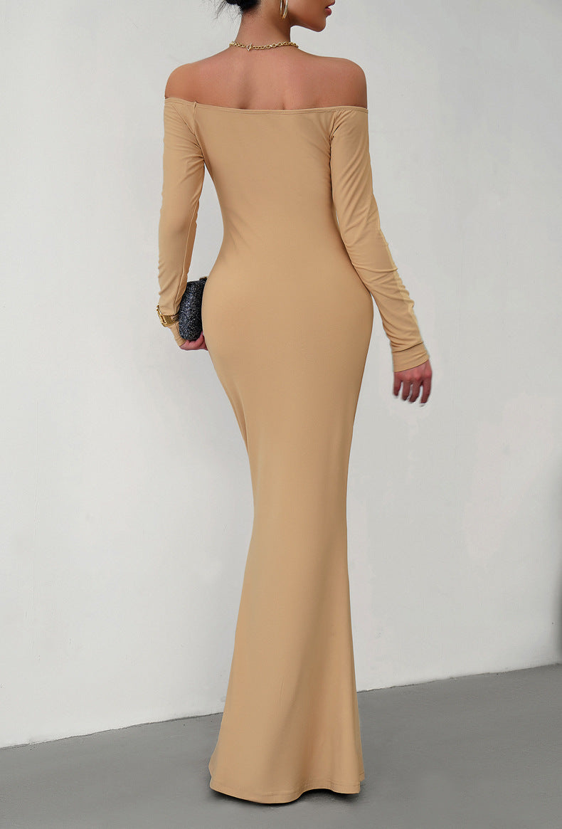 Long sleeve maxi dress