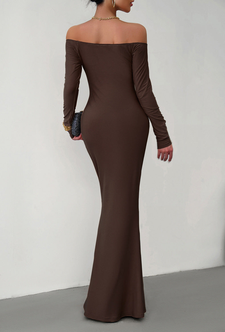 Long sleeve maxi dress