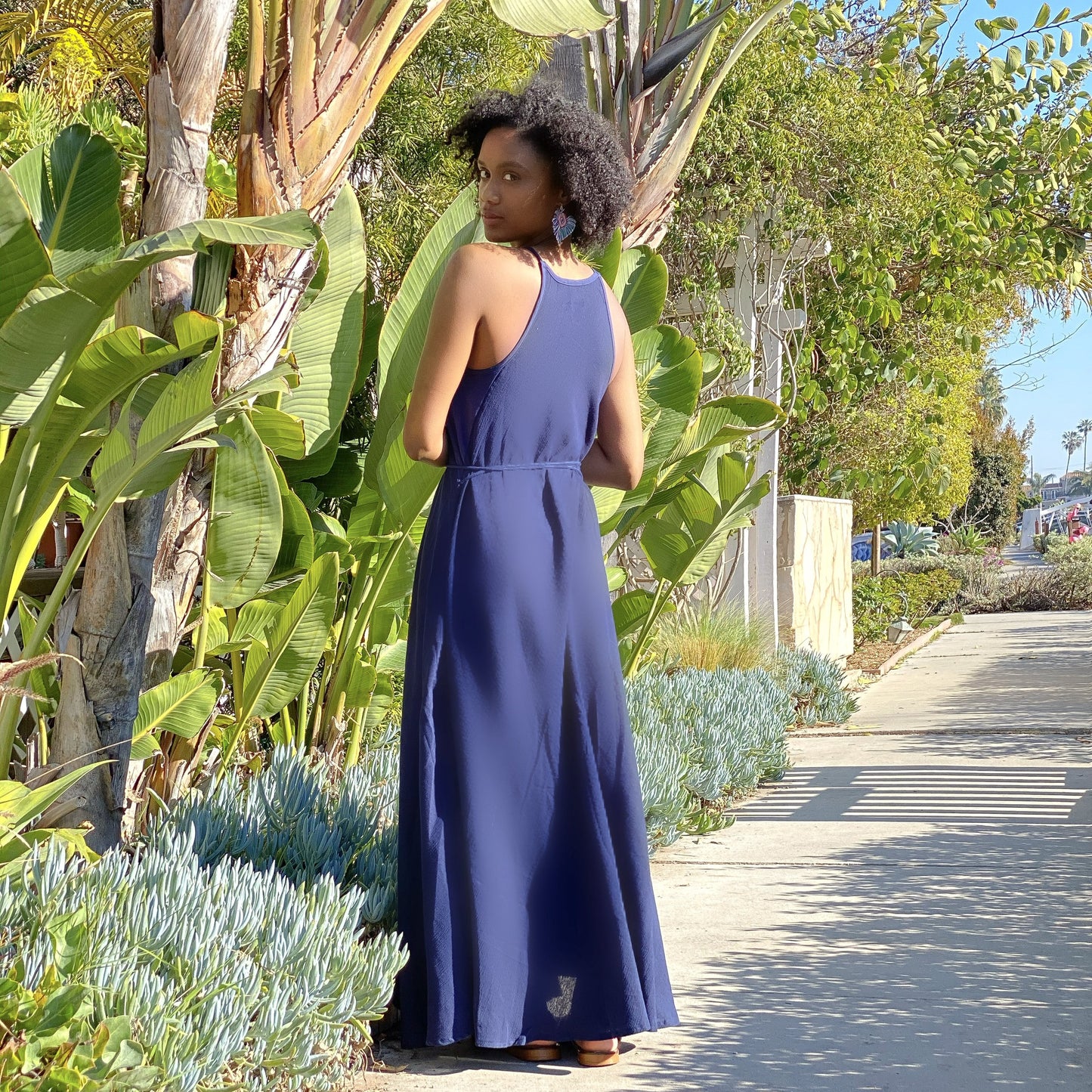 Callie maxi dress navy