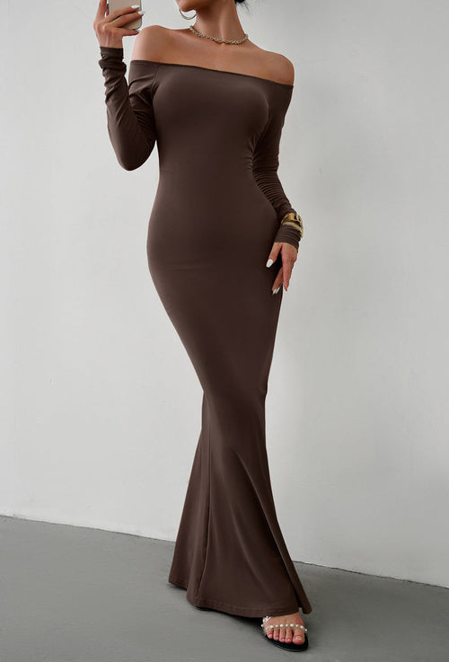 Long sleeve maxi dress