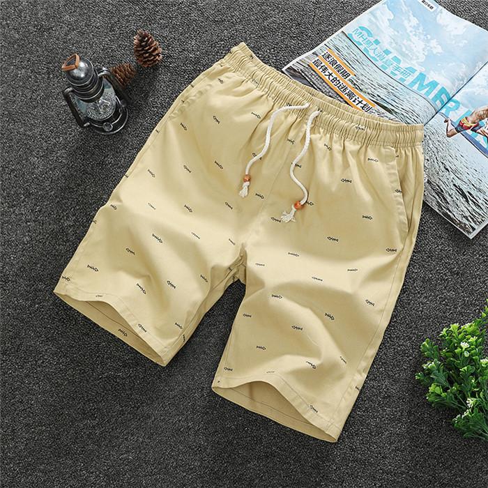 Knee length simple shorts